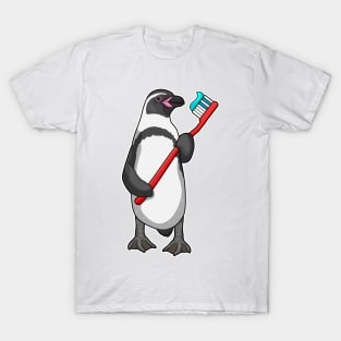 Penguin Tooth brush T-Shirt